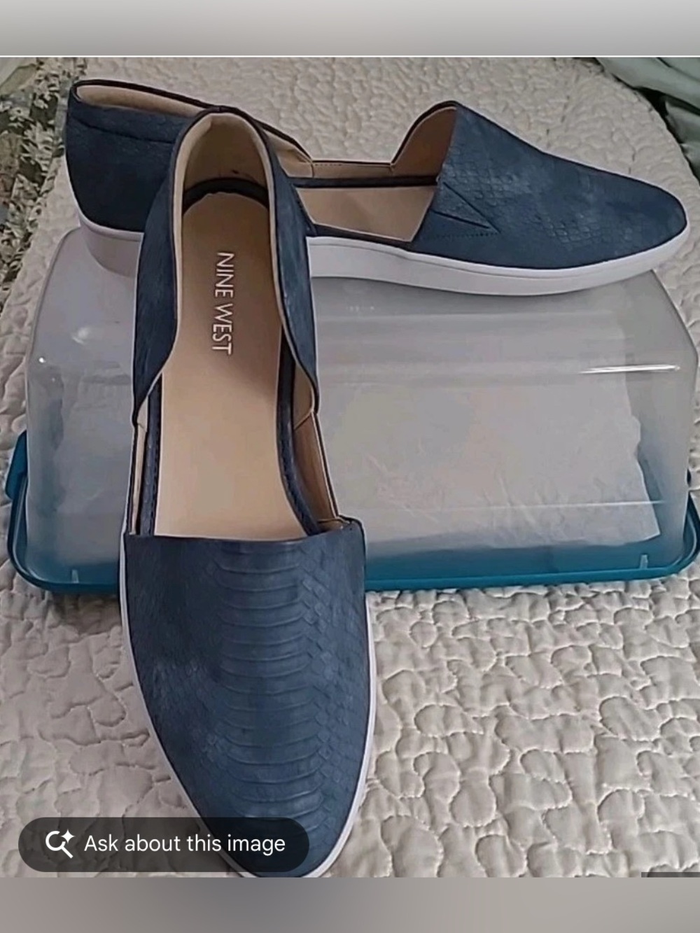Nine West "Let's Play" d'Orsay Slip-On Sneakers
